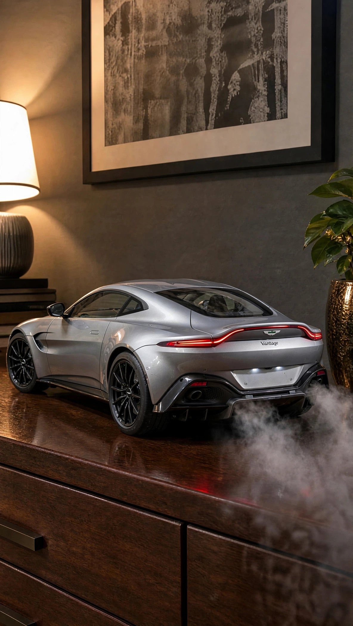 DriftMist Aston Martin model diffuser with drift smoke