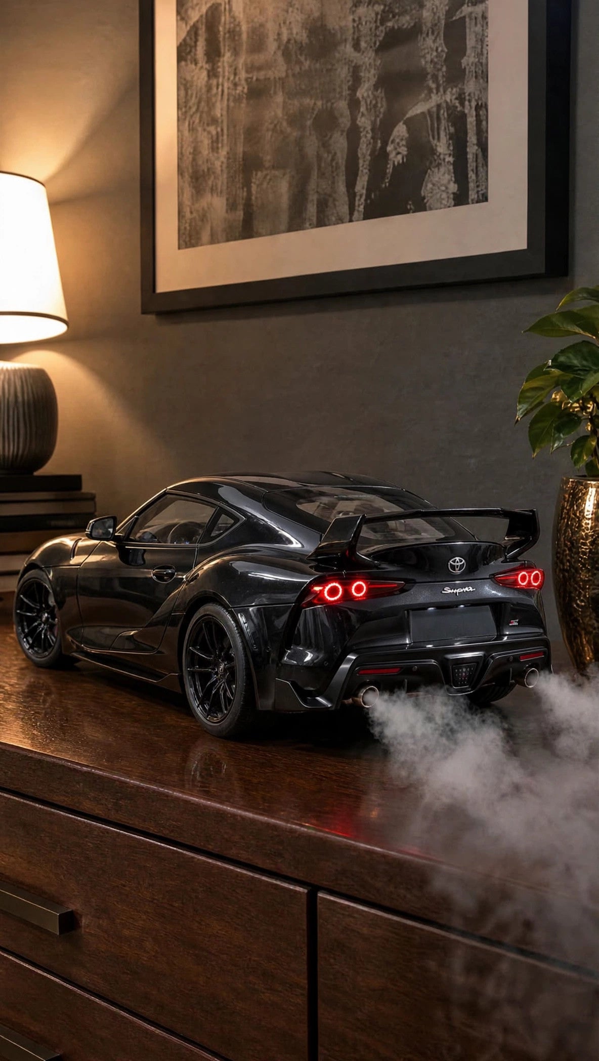 DriftMist Black Supra model diffuser with mist